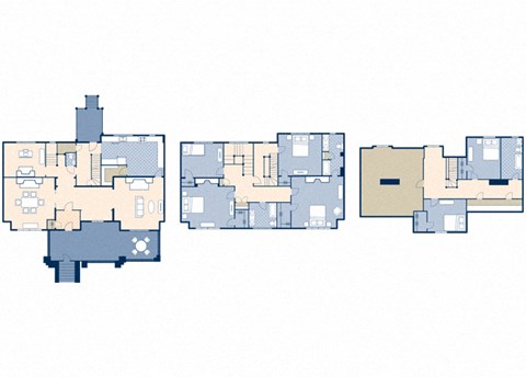 Floor plan for 6 beds, 4 baths, 2700 sqft